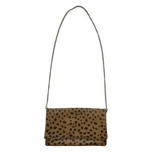 Cheetah Print Over the Shoulder / Cross Body Bag with Chain Strap